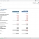 Monthly Cash Flow Statement with Current and Prior Month Figures Example