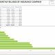 Example of a Monthly Billings by Insurance Company Dashboard for Healthcare Providers