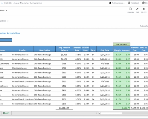 Example of a New Member Acquisition Report for Credit Unions