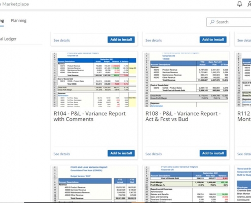 Rapid report implementation for Acumatica with pre-built financial templates from Solver Marketplace