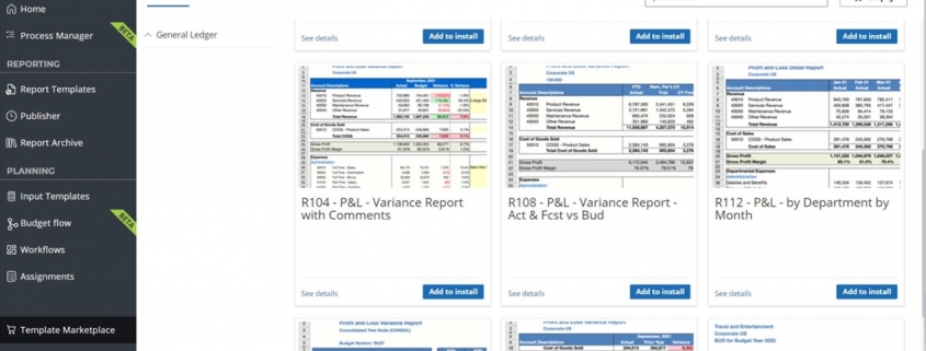 Rapid report implementation for Acumatica with pre-built financial templates from Solver Marketplace