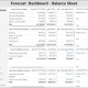 Example of a Balance Sheet Simulation Dashboard to Streamline the Modelling and Forecasting Process