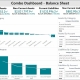 Example of a Balance Sheet Dashboard with Variance Analysis to Streamline the Monthly Reporting Process